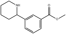 methyl 3-(piperidin-2-yl)benzoate 结构式