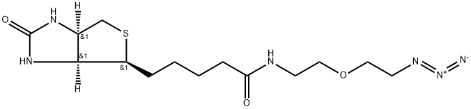 生物素-二聚乙二醇-叠氮 结构式