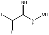 2,2-Difluoro-N-hydroxyethanimidamide 结构式