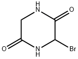 3-溴哌嗪-2,5-二酮 结构式