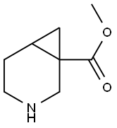 3-氮杂双环[4.1.0]庚烷-1-羧酸甲酯 结构式