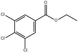 3,4,5-三氯苯甲酸乙酯 结构式