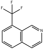 8-(三氟甲基)异喹啉 结构式