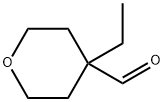 4-ethyloxane-4-carbaldehyde 结构式