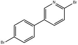 2-BROMO-5-(4-BROMOPHENYL)PYRIDINE 结构式