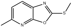 5-Methyl-2-(Methylthio)oxazolo[5,4-b]pyridine 结构式