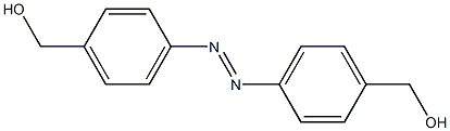 (E)-(diazene-1,2-diylbis(4,1-phenylene))dimethanol 结构式