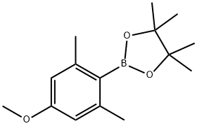 4-Methoxy-2,6-dimethylphenylphenylboronic acid, pinacol ester 结构式
