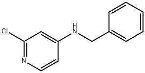 N-benzyl-2-chloropyridin-4-amine 结构式