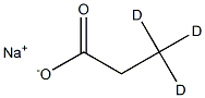 Sodium Propionate-3,3,3-d3 结构式