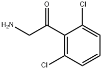 2-氨基-1-(2,6-二氯苯基)乙烷-1-酮 结构式