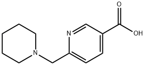 6-((piperidin-1-yl)methyl)pyridine-3-carboxylic acid 结构式