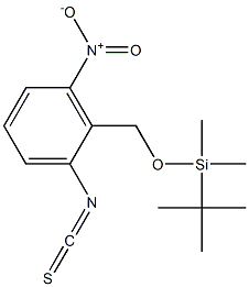tert-butyl-(2-isothiocyanato-6-nitro-benzyloxy)-dimethyl-silane 结构式