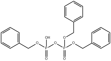 Diphosphoric acid, tris(phenylmethyl) ester (9CI) 结构式