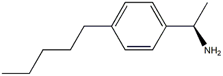 (R)-1-(4-戊基苯基)乙烷-1-胺 结构式