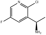 (R)-1-(2-氯-5-氟吡啶-3-基)乙胺 结构式