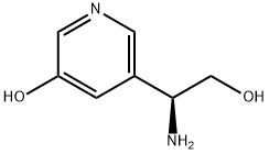 5-((1S)-1-AMINO-2-HYDROXYETHYL)PYRIDIN-3-OL 结构式