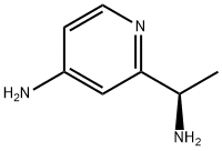 (R)-2-(1-aminoethyl)pyridin-4-amine 结构式
