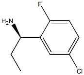 (R)-1-(5-chloro-2-fluorophenyl)propan-1-amine 结构式