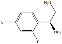 (1S)-1-(4-CHLORO-2-FLUOROPHENYL)ETHANE-1,2-DIAMINE 结构式