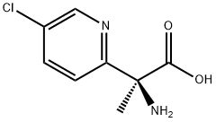 (S)-2-amino-2-(5-chloropyridin-2-yl)propanoic acid 结构式
