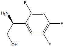 (S)-2-氨基-2-(2,4,5-三氟苯基)乙烷-1-醇 结构式