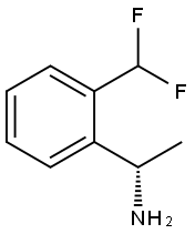 (1S)-1-[2-(DIFLUOROMETHYL)PHENYL]ETHYLAMINE 结构式