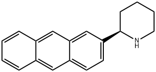 (2R)-2-(2-ANTHRYL)PIPERIDINE 结构式
