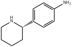 4-[(2S)-piperidin-2-yl]aniline 结构式