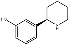 (R)-3-(哌啶-2-基)苯酚 结构式