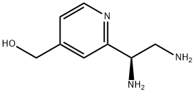 [2-((1R)-1,2-DIAMINOETHYL)-4-PYRIDYL]METHAN-1-OL 结构式