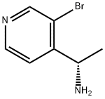 (1S)-1-(3-BROMO(4-PYRIDYL))ETHYLAMINE 结构式