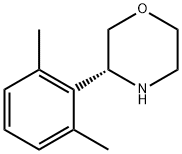 (3R)-3-(2,6-DIMETHYLPHENYL)MORPHOLINE 结构式