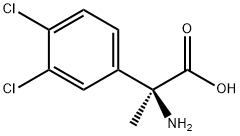 (S)-2-amino-2-(3,4-dichlorophenyl)propanoic acid 结构式