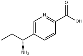 5-((1R)-1-AMINOPROPYL)PYRIDINE-2-CARBOXYLIC ACID 结构式