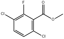 3,6-二氯-2-氟苯甲酸甲酯 结构式