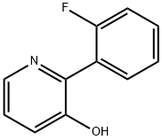 3-Hydroxy-2-(2-fluorophenyl)pyridine 结构式