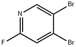 4,5-二溴-2-氟吡啶 结构式