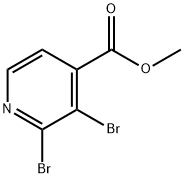 2,3-二溴异烟酸甲酯 结构式