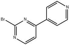 2-Bromo-4-(4-pyridyl)pyrimidine 结构式