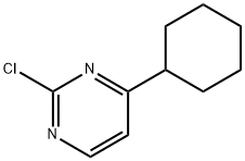 2-Chloro-4-(cyclohexyl)pyrimidine 结构式