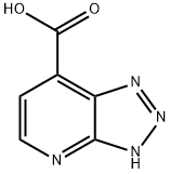 3H-[1,2,3]三唑并[4,5-B]吡啶-7-羧酸 结构式