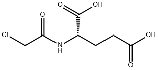 Glutamic acid, N-(2-chloroacetyl)- 结构式