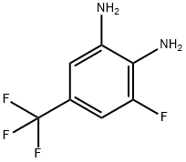 3-Fluoro-5-(trifluoromethyl)benzene-1,2-diamine 结构式