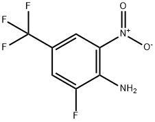 4-Amino-3-fluoro-5-nitrobenzotrifluoride 结构式