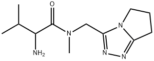 2-amino-N,3-dimethyl-N-{5H,6H,7H-pyrrolo[2,1-c][1,2,4]triazol-3-ylmethyl}butanamide 结构式