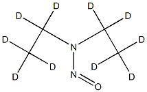 N-亚硝基二乙胺-D10 结构式