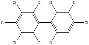 2,3,3',4,4',5-六氯联苯-D3 结构式