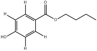 n-Butyl 4-Hydroxybenzoate-2,3,5,6-d4	 结构式