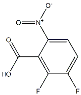2,3-二氟-6-硝基苯甲酸 结构式